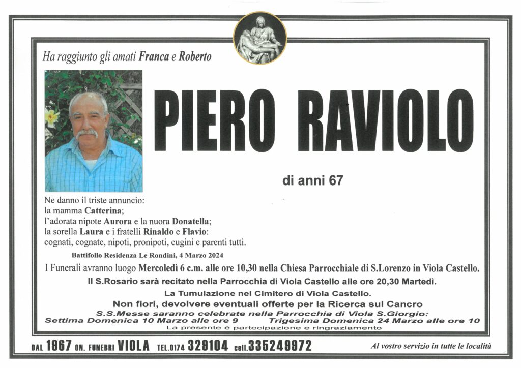 RAVIOLO PIERO