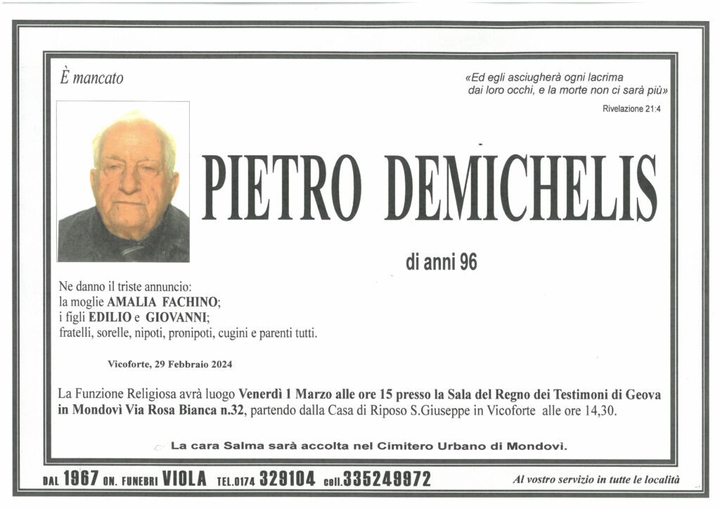 DEMICHELIS PIETRO