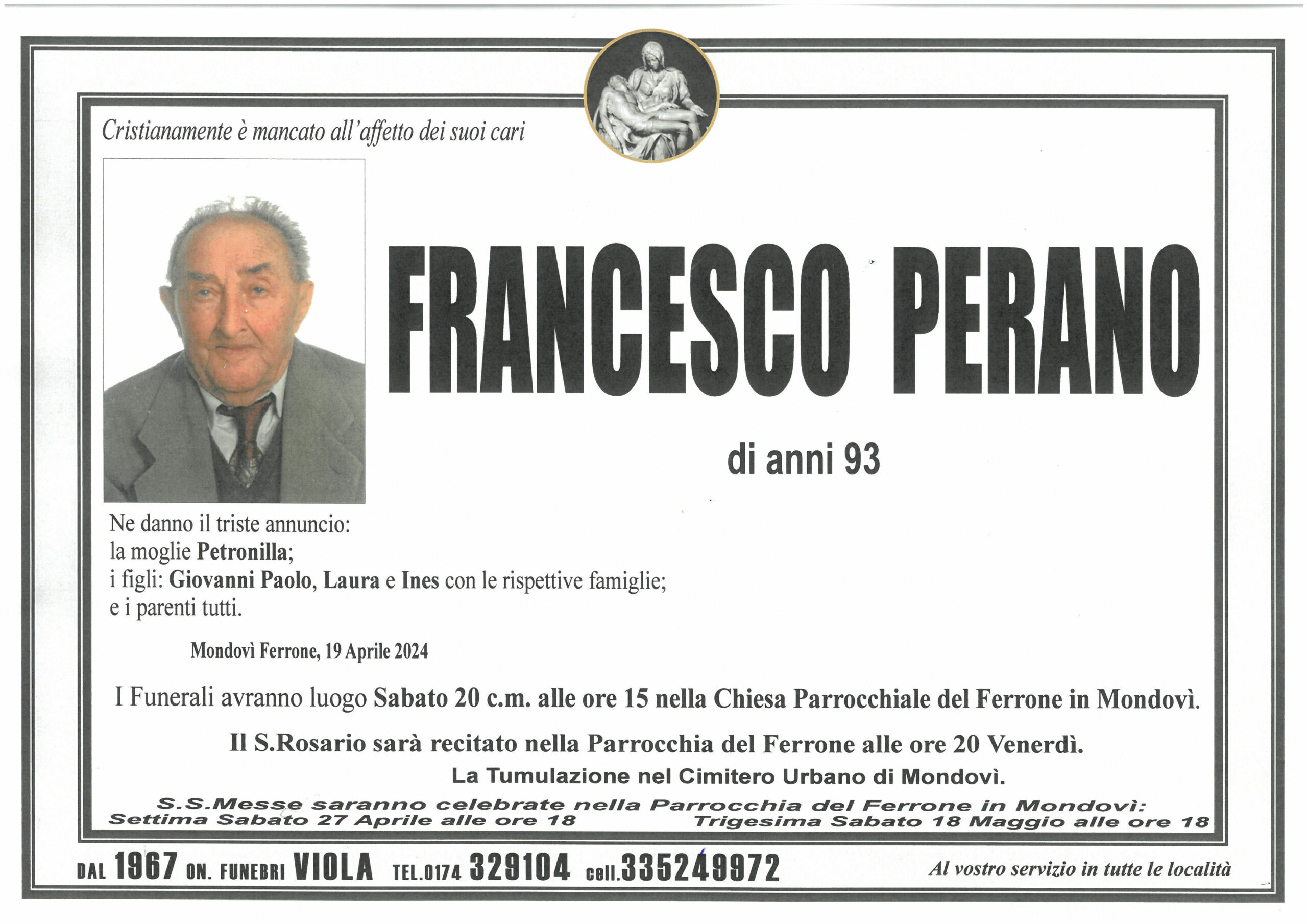 PERANO FRANCESCO