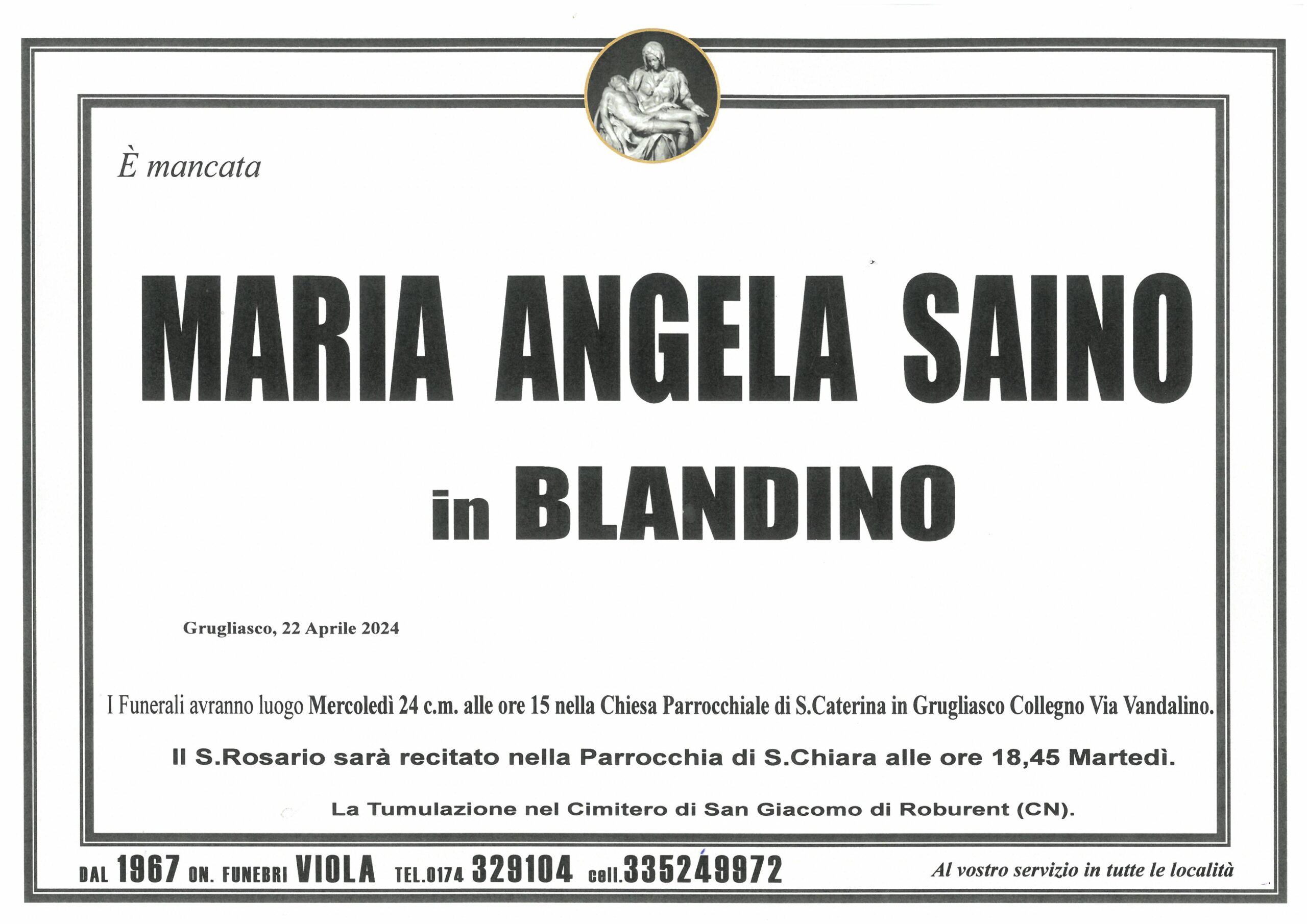 SAINO MARIA ANGELA