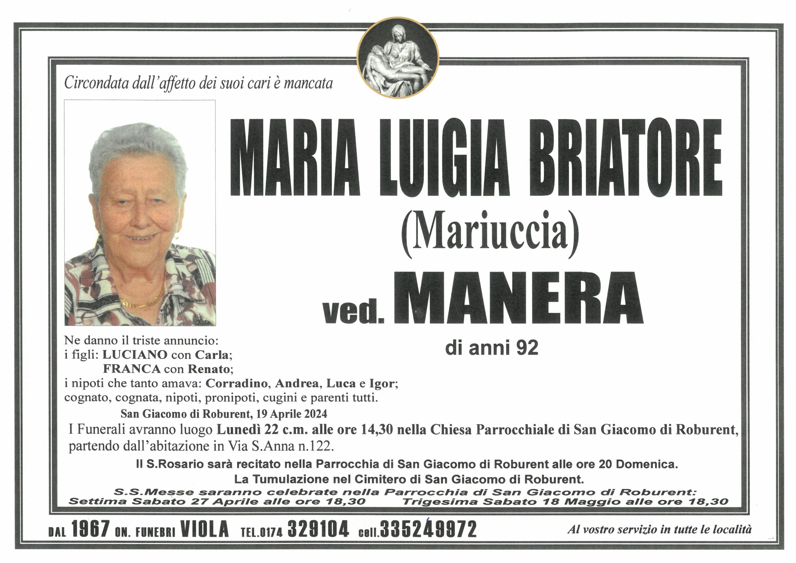 BRIATORE MARIA LUIGIA