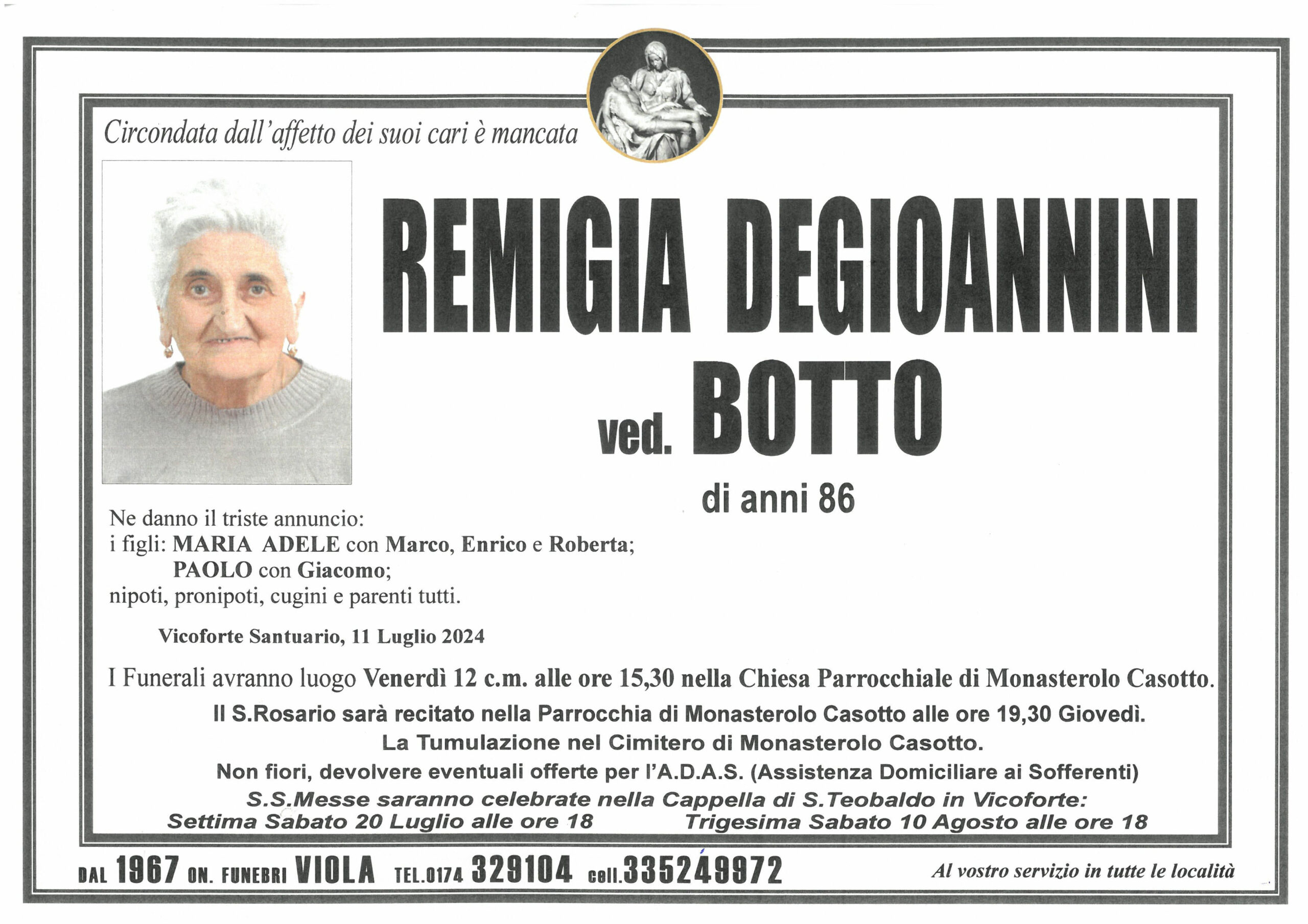 DEGIOANNINI REMIGIA