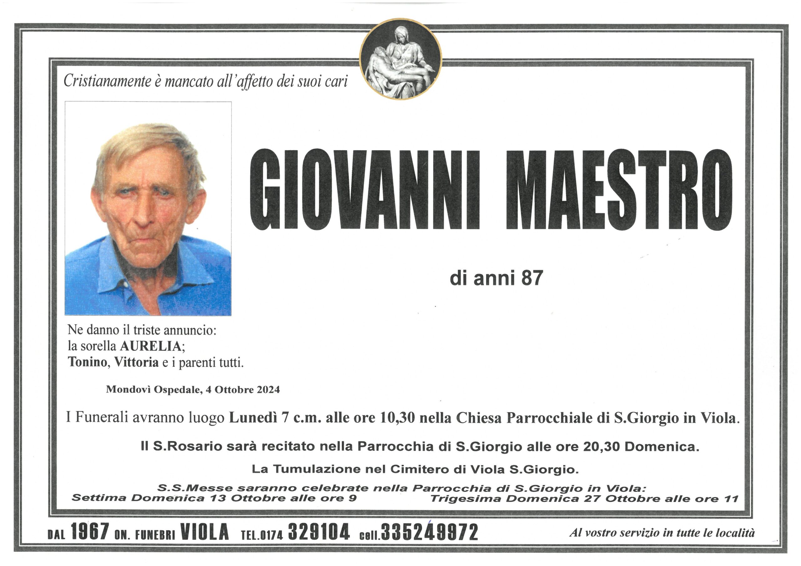 MAESTRO GIOVANNI