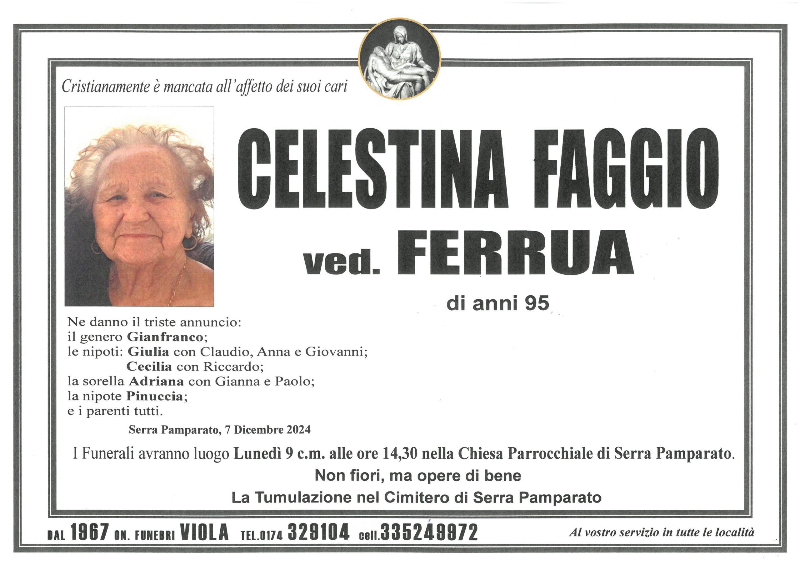 FAGGIO CELESTINA