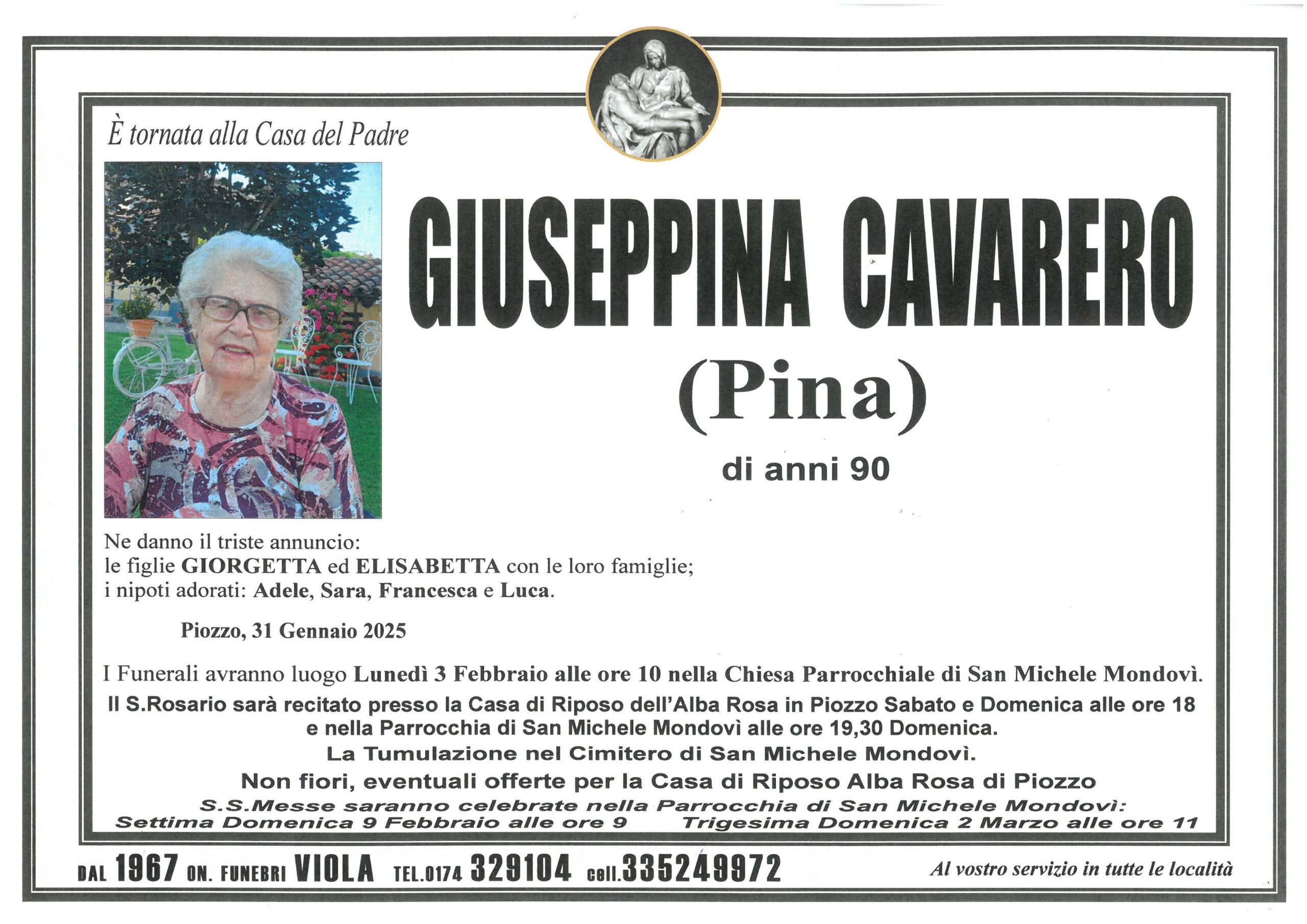 CAVARERO GIUSEPPINA