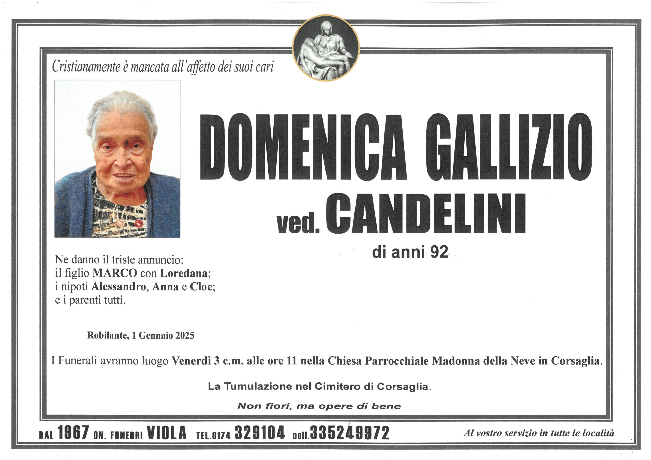 GALLIZIO DOMENICA