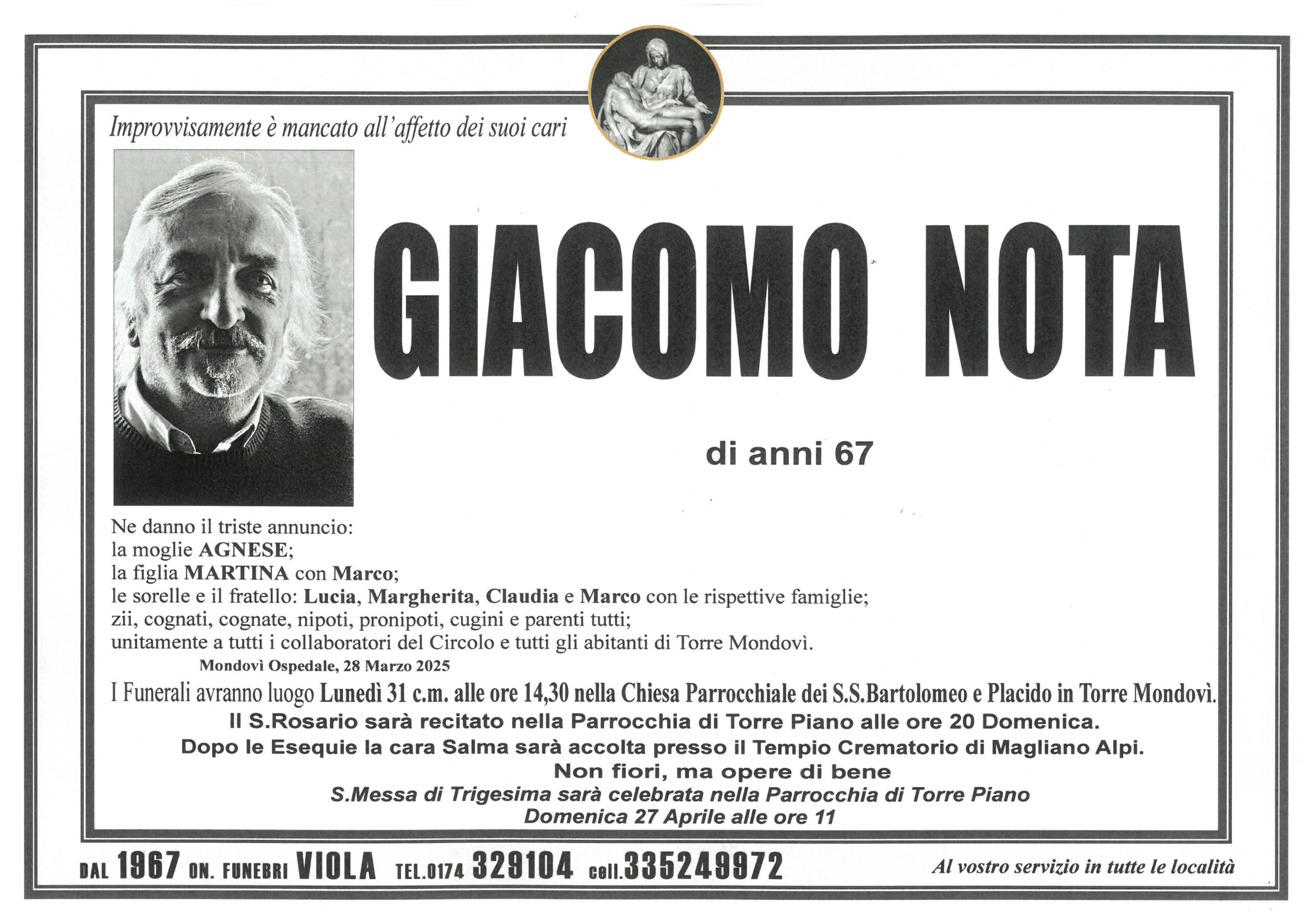 NOTA GIACOMO