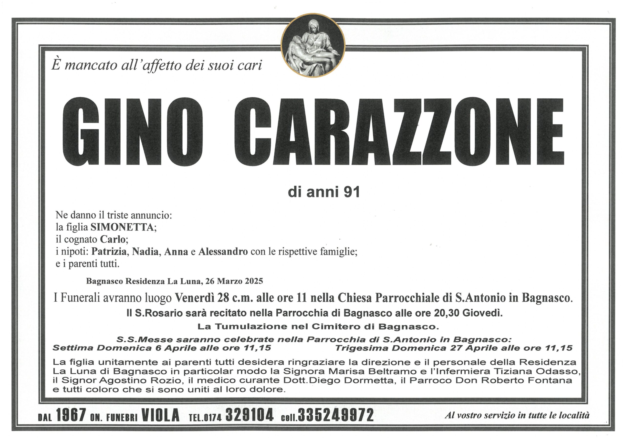 CARAZZONE GINO