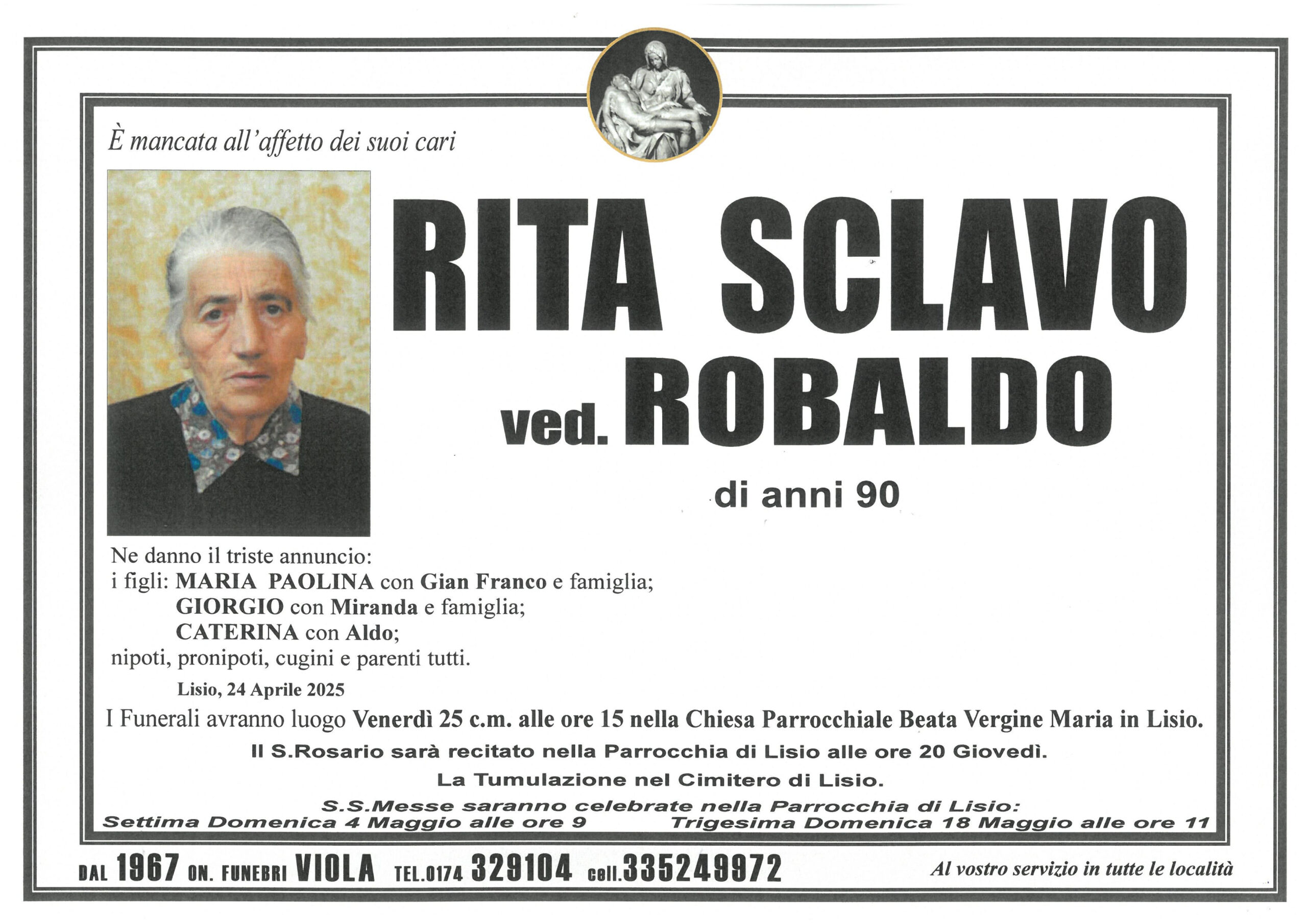 SCLAVO RITA