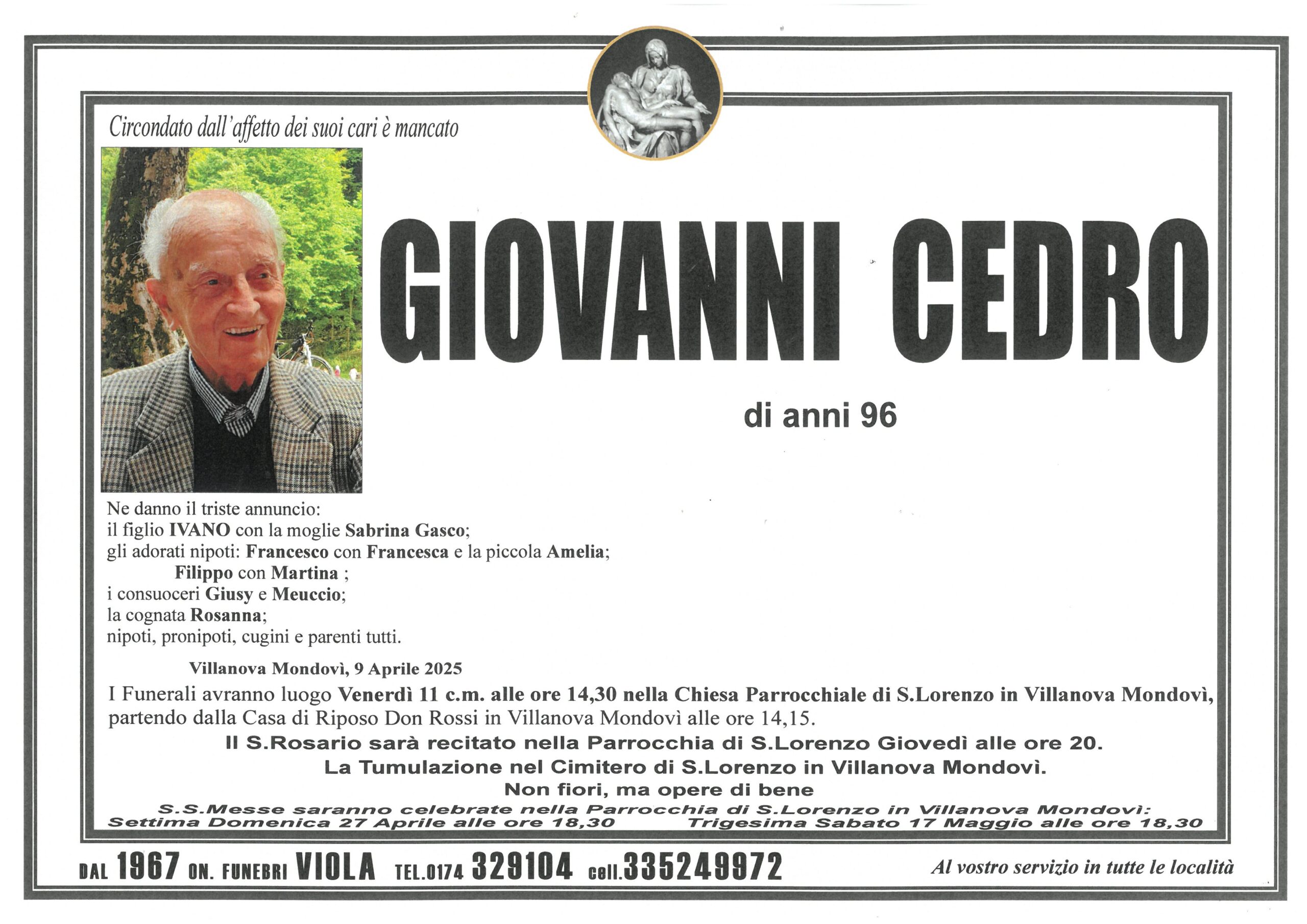 CEDRO GIOVANNI