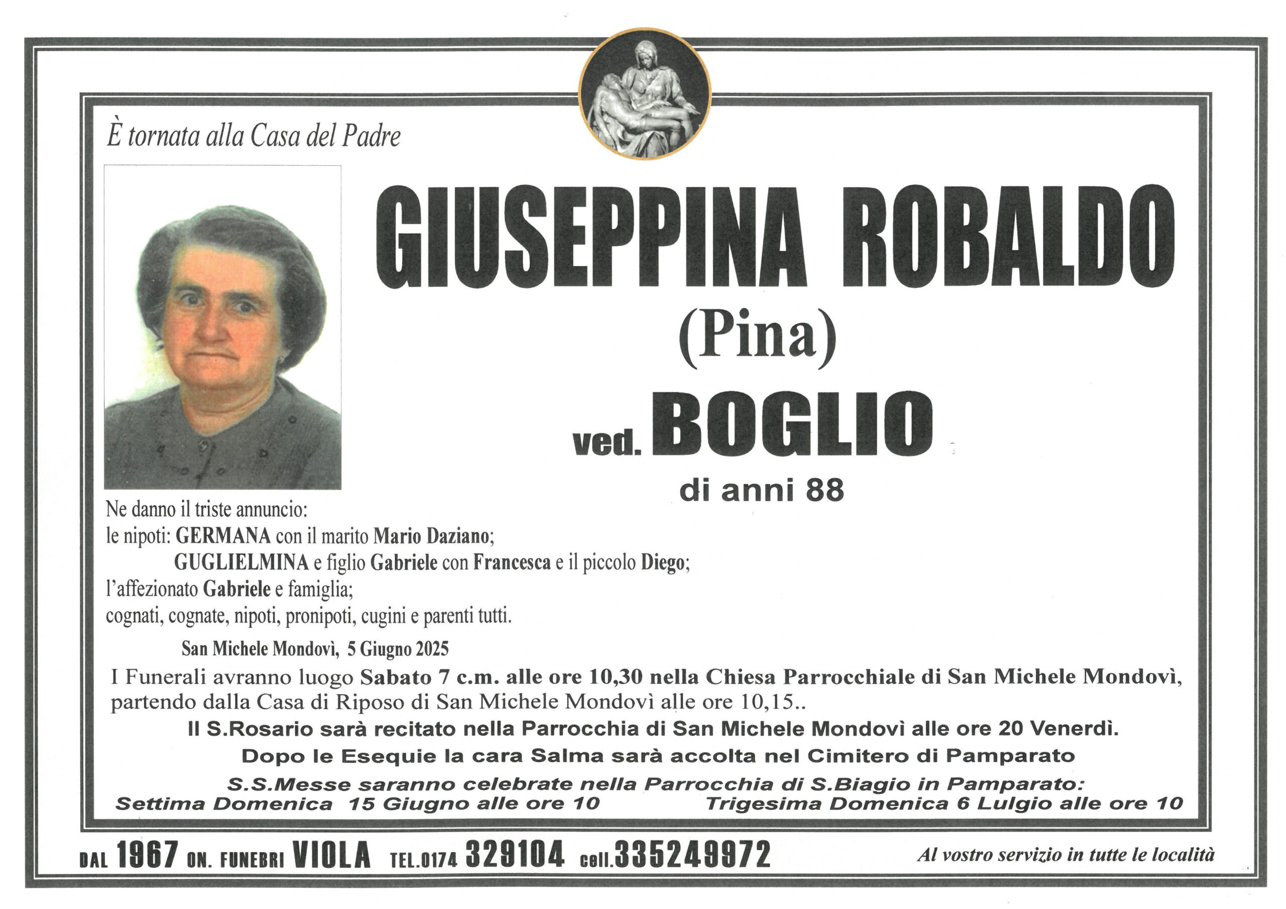 ROBALDO GIUSEPPINA