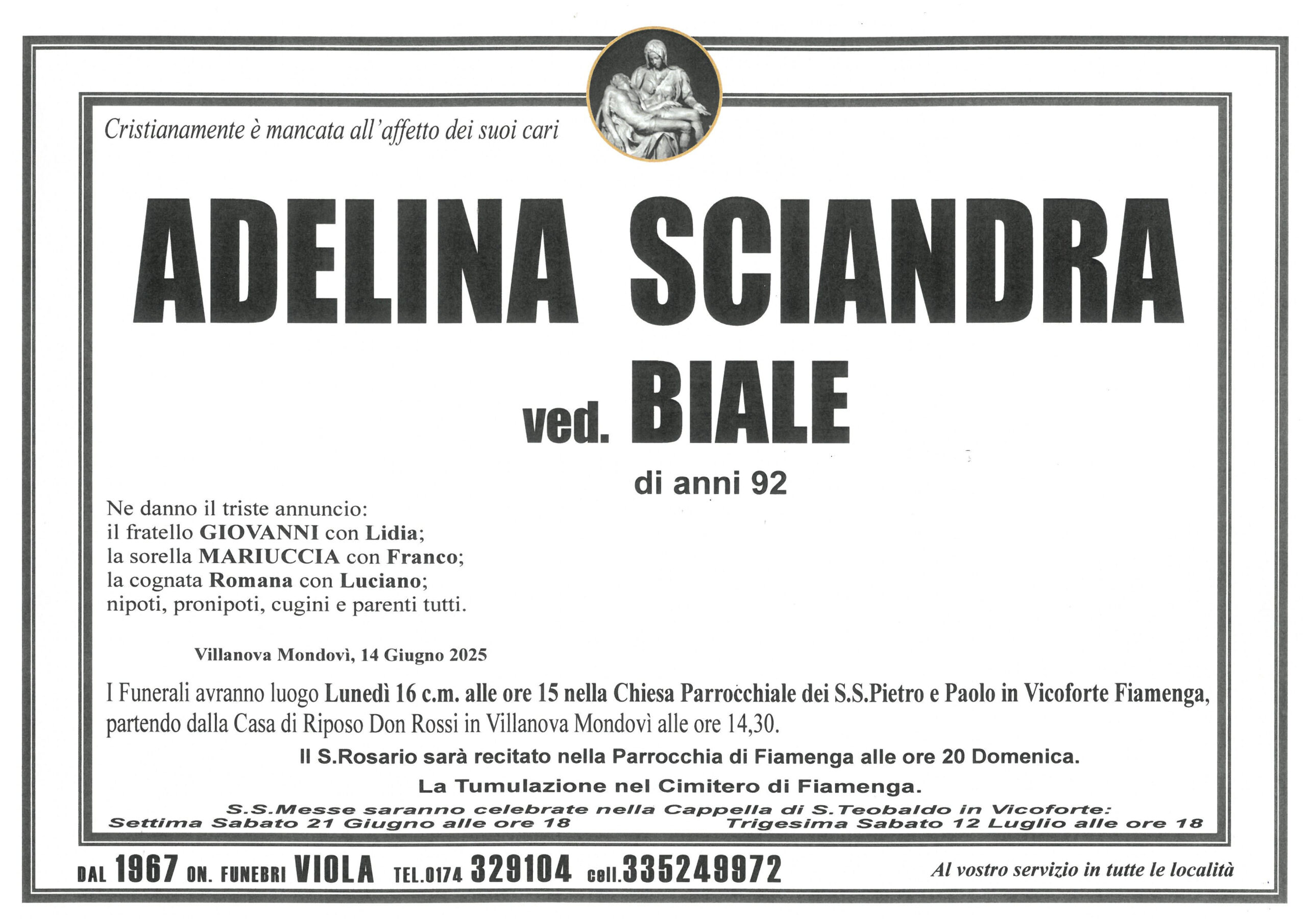 SCIANDRA ADELINA