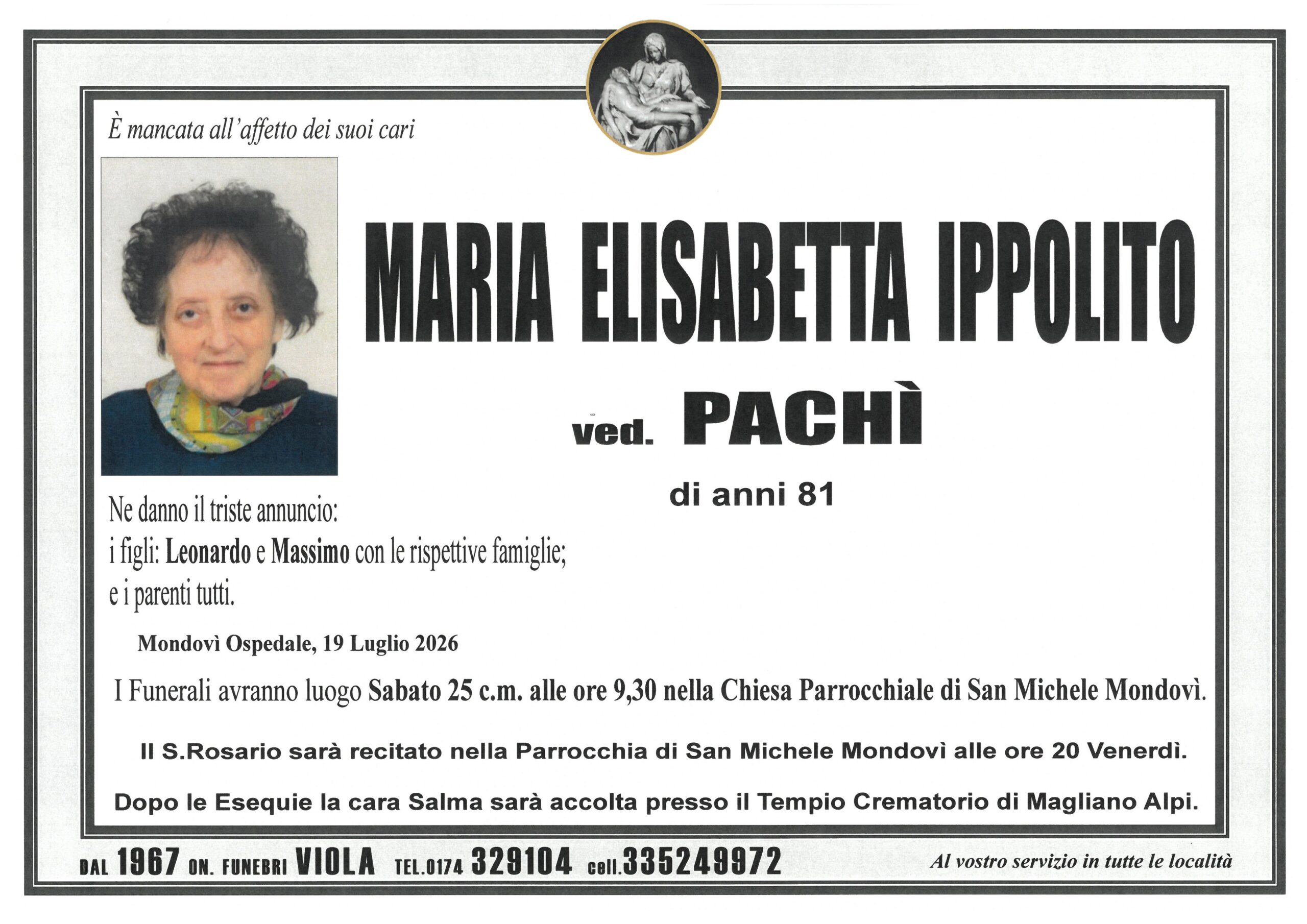 IPPOLITO MARIA  ELISABETTA